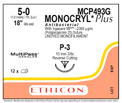 MONOCRYL PLUS Ethicon (absorbable) sutures
