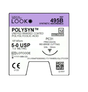 PolySyn braided (absorbable) LOOK sutures - Vicryl comparable