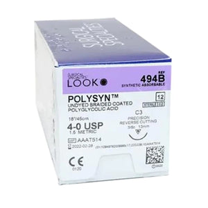 PolySyn braided (absorbable) LOOK sutures - Vicryl comparable